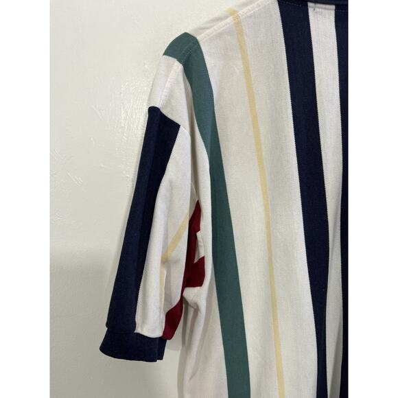 Vtg 90s Preppy Old Money Rugby Equestrian Striped Polo XL Y2K Classic Hip Hop - Picture 9 of 14